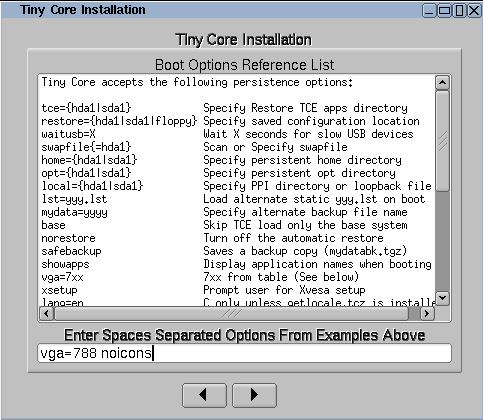 tiny7 usb install from linux